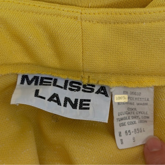 1970s yellow jumpsuit Melissa lane small - Picture 5 of 5
